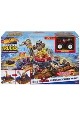 Hot Wheels Monster Trucks Arena Smashers Track Smash and Destroy Mattel HNB96