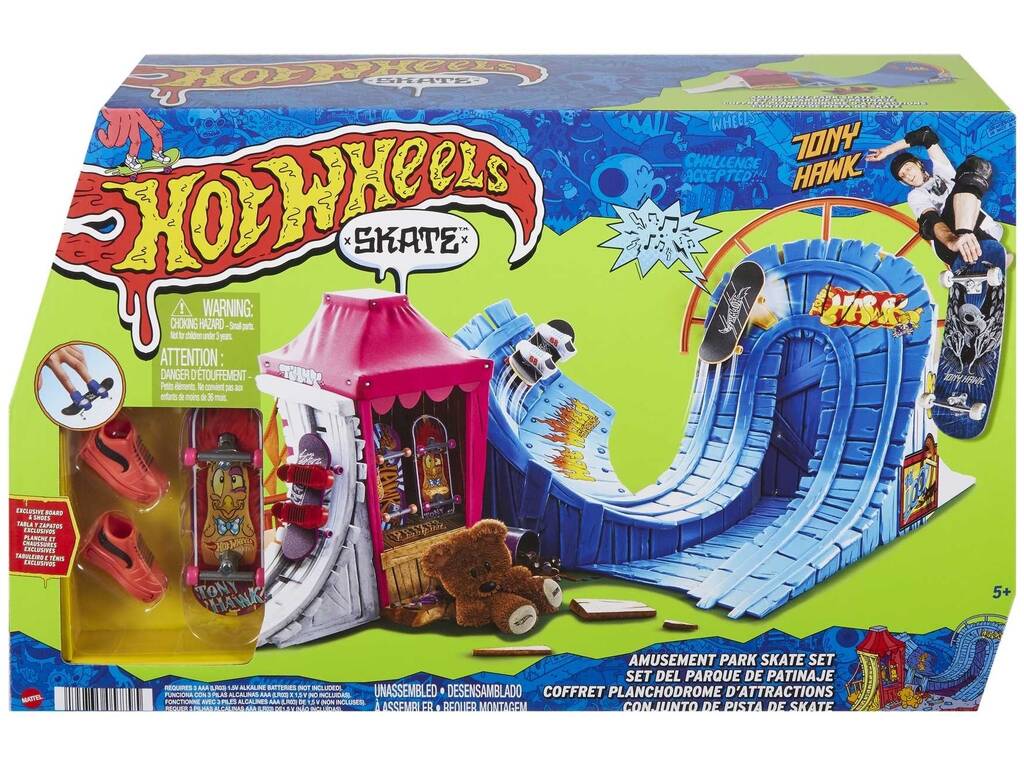  Hot Wheels Skate Parc d´Attraction Mattel HGT95 