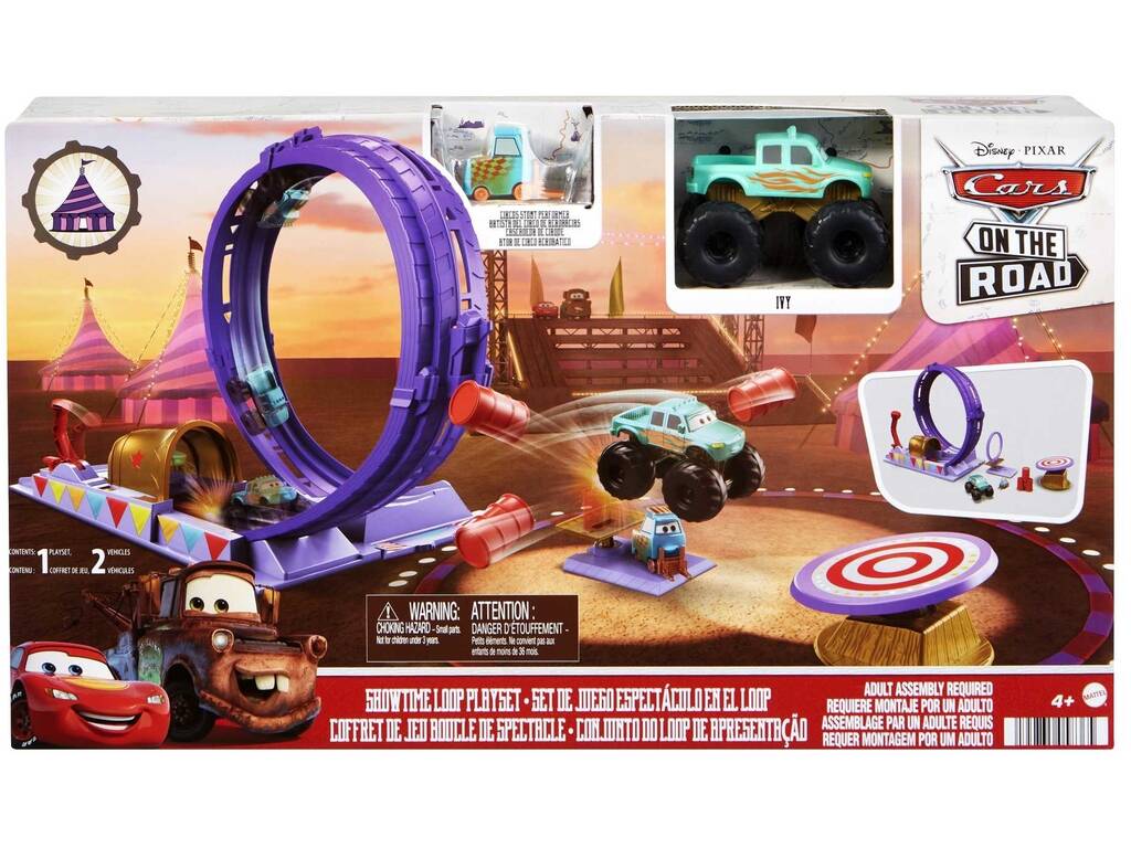 Cars On The Road Play Set Spectacular Circuit Mattel HGV73