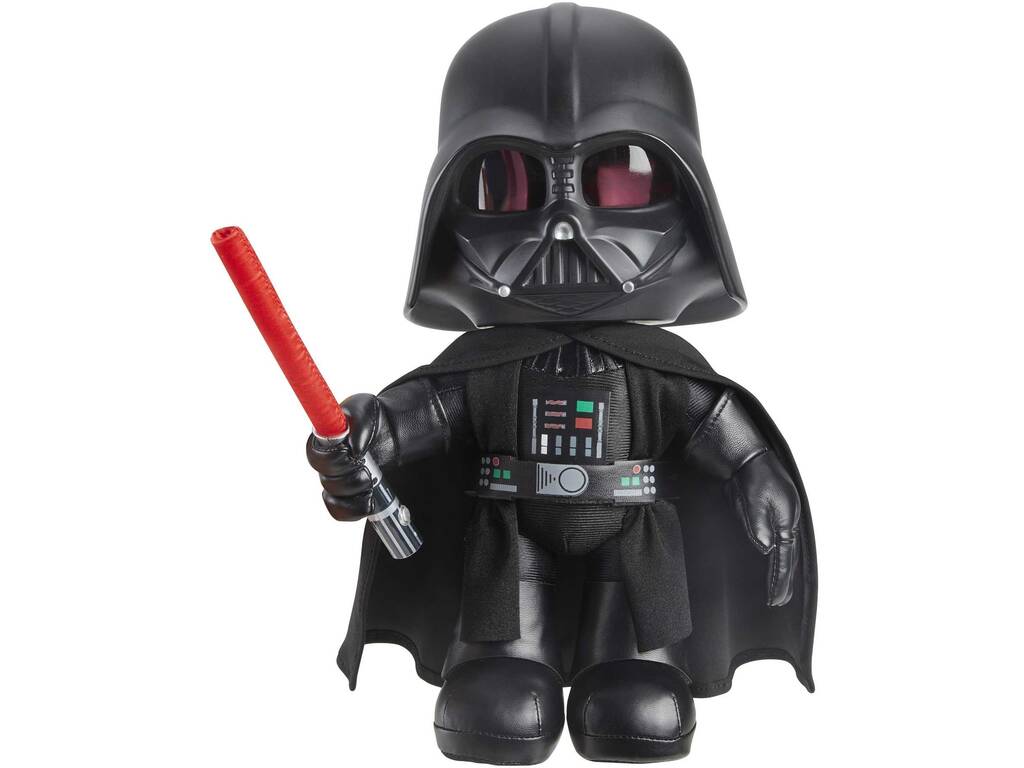Star Wars Peluche Darth Vader con Distorsionador de Voz y Luz Mattel HJW21