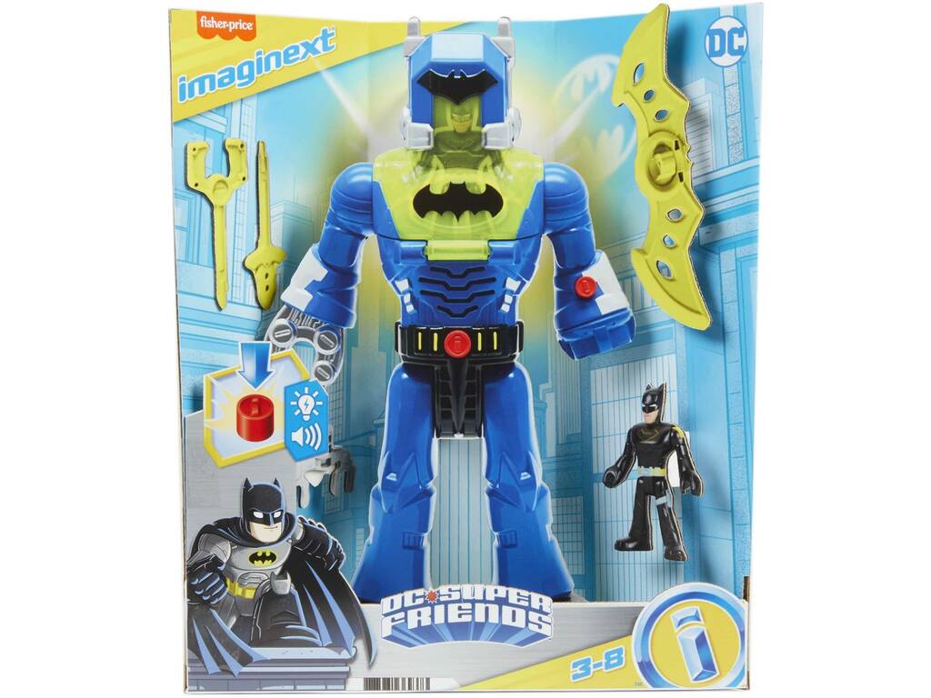 Imaginext DC Super Friends Batman Insider e Exo-suit Mattel HGX98