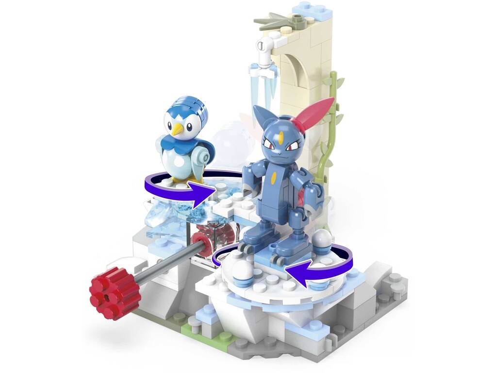Pokémon Mega Pack Giornata di neve di Piplup e Sneasel Mattel HKT20