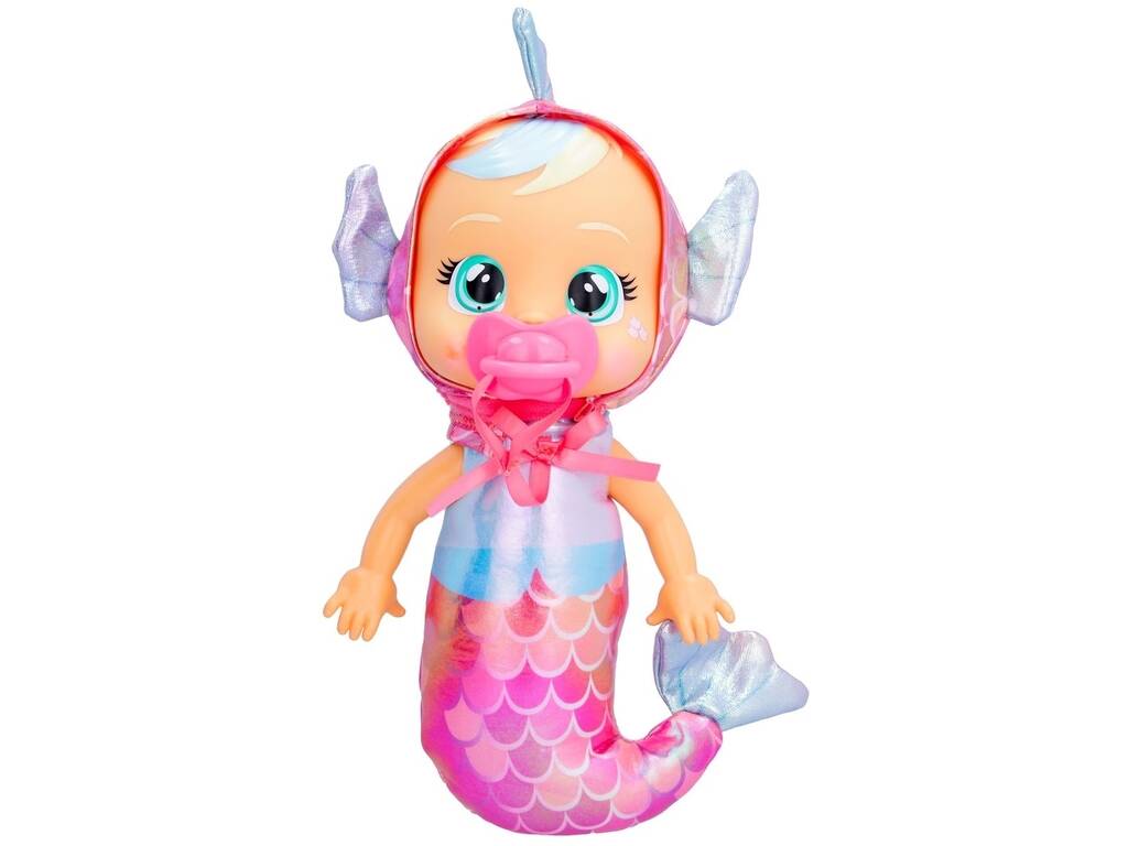 Bebés Chorões Tiny Cuddles Mermaids Boneca Delphine IMC Toys 908499