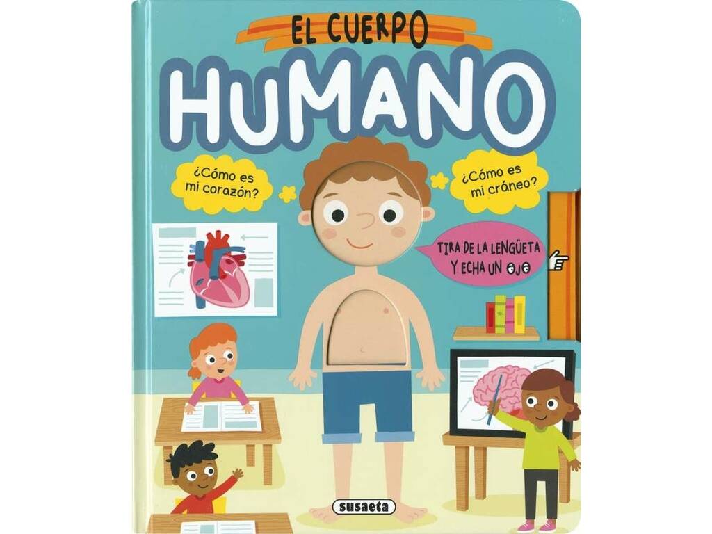 El Cuerpo Humano Coleccion Aprendo con Lengüetas de Susaeta S5169002