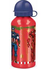 Botella Aluminio Pequea 400 ml. Avengers Invicible Force Stor 74134