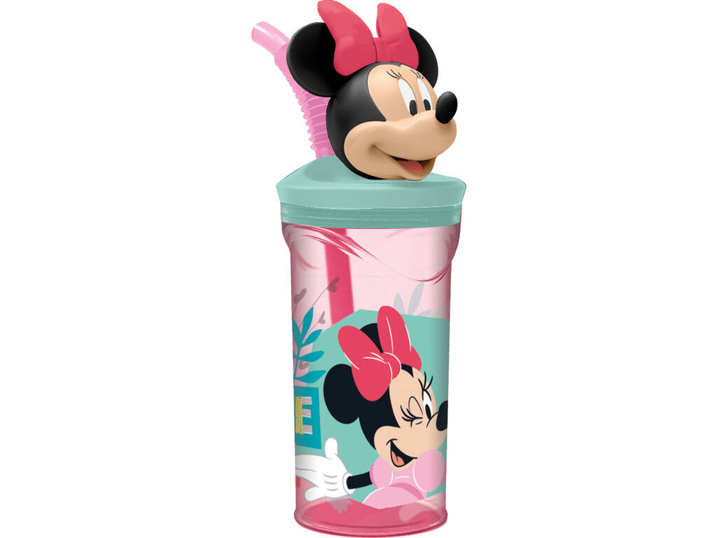 Minnie Mouse Vaso Figurita 3D 360 ml. Stor 74466
