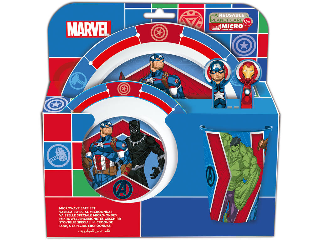 Avengers Set de Vaisselle 5 Pièces Stor 74150 
