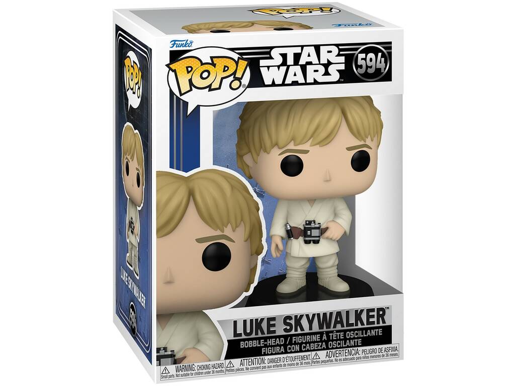 Funko Pop Star Wars Luke Skywalker avec tête pivotante Funko 67536