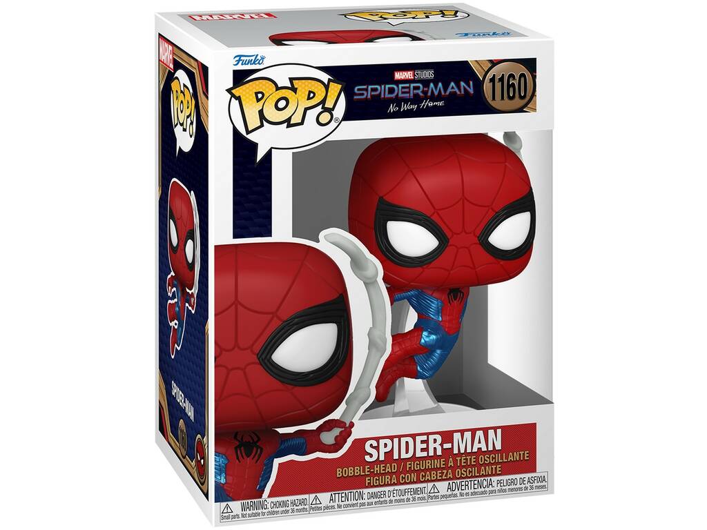 Funko Pop Marvel Spiderman No Way Home Spiderman con Cabeza Oscilante Funko 67610