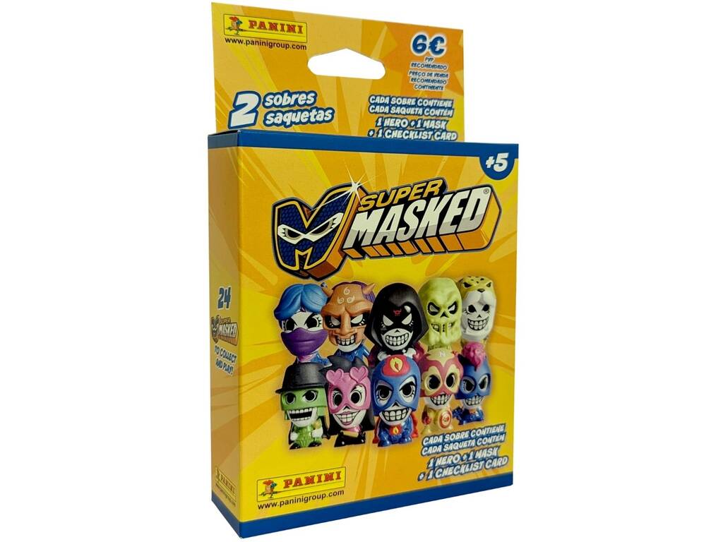 SuperMasked Blister con 2 Bustine Panini