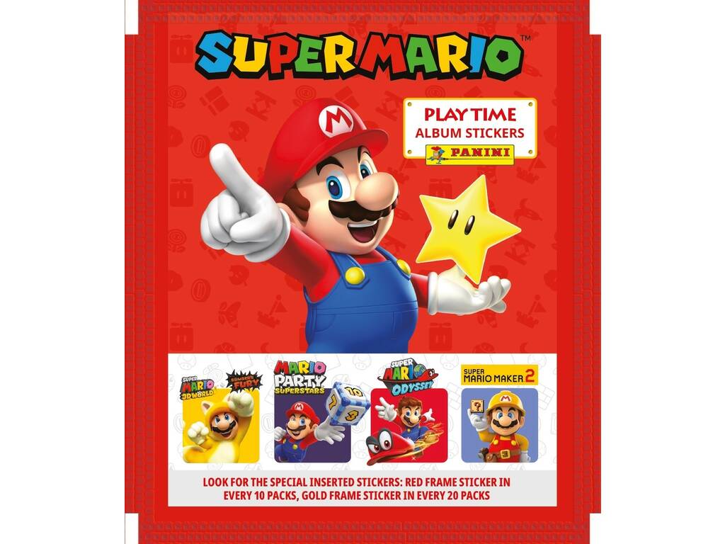 Super Mario Panini Sticker-Umschlag