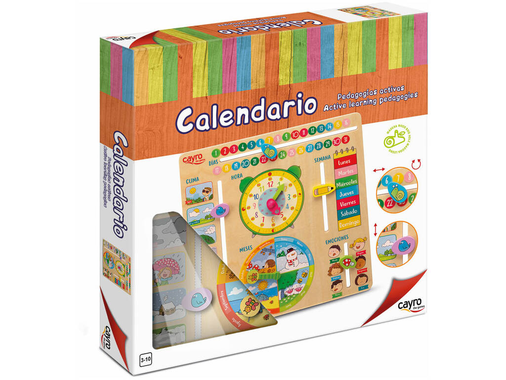 Calendario de Madeira Cayro 8107