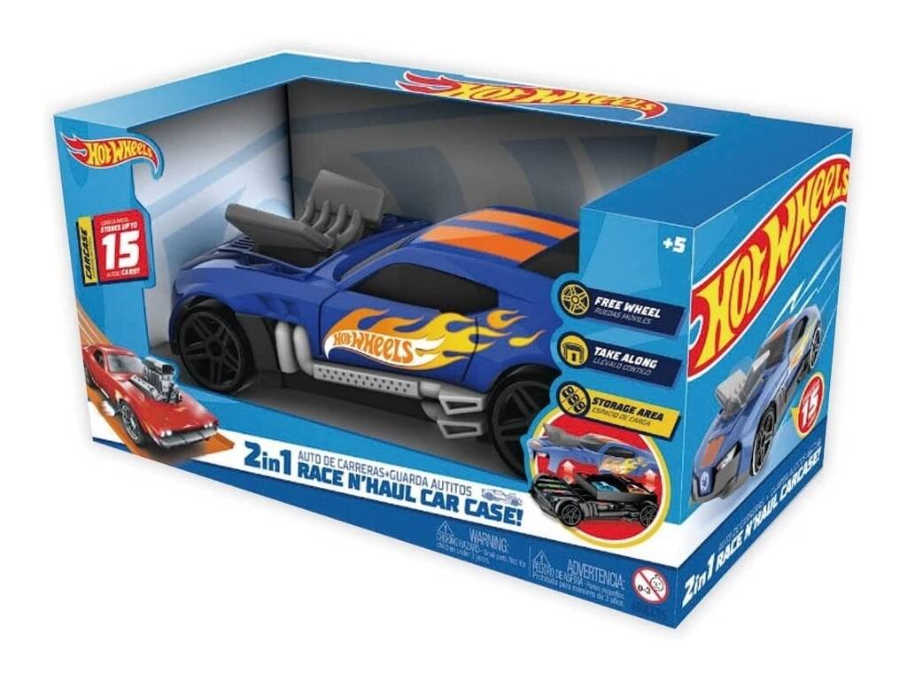 Hot Wheels Auto da corsa custodia 2 in 1 Cefa Toys 4622