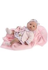 Bambola neonata 42 cm. Giacca e coperta Berbesa 5122