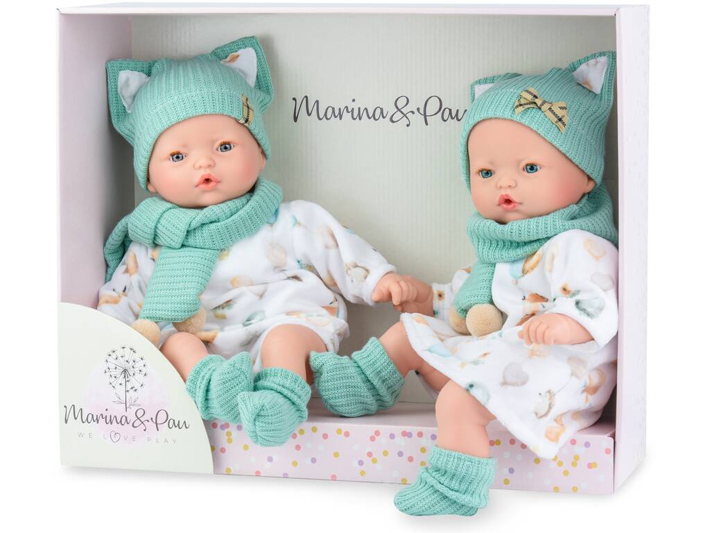 Puppen 40 cm. Pitus Twins von Marina & Pau 577