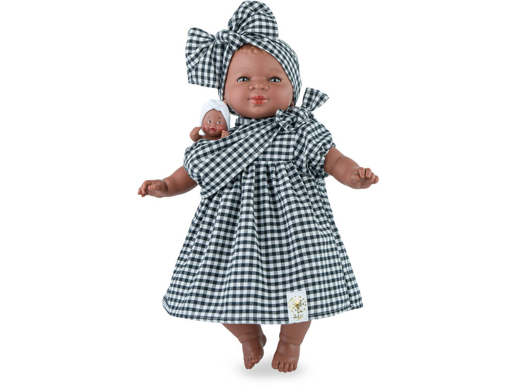 Puppe 45 cm. Maria With Baby Vichy Classic von Marina & Pau 2016