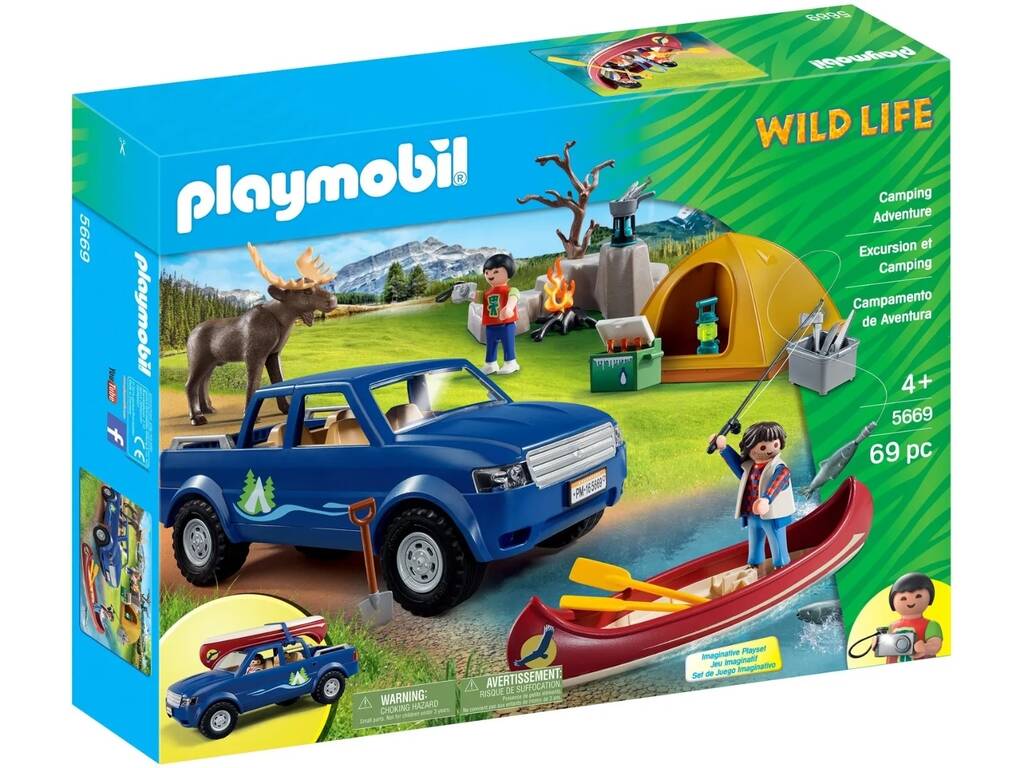 Playmobil Wild Life Club Set da campeggio Playmobil 5669