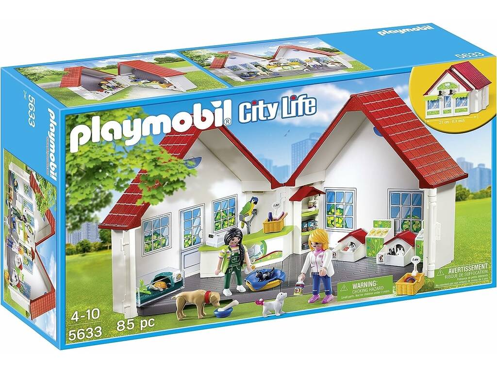 Playmobil City Life Tienda de Mascotas Maletín de Ploymobil 5633