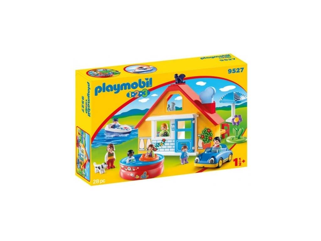 Playmobil 1,2,3 Playmobil Ferienhaus 9527