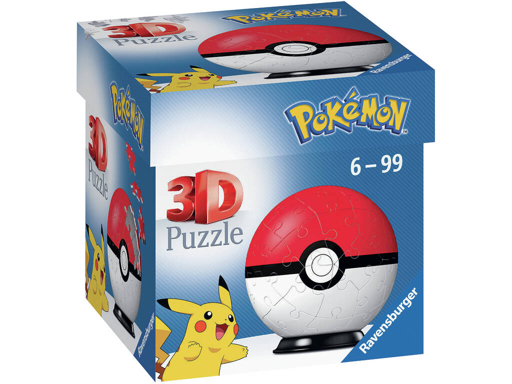 Puzzle Pokémon Poké Ball 3D Ravensburger 11256