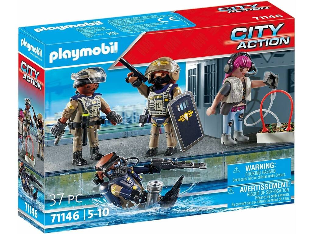 Playmobil Forças Especiais Set Figuras de Playmobil 71146