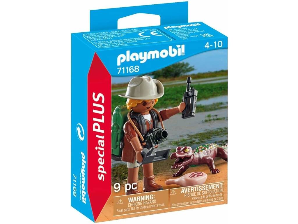 Playmobil Special Plus Investigatore con Caimano 71168