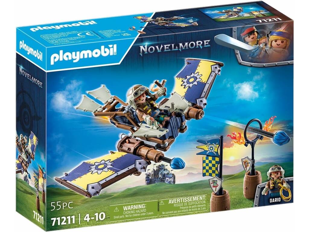 Playmobil Novelmore Planeador de Darío 71211