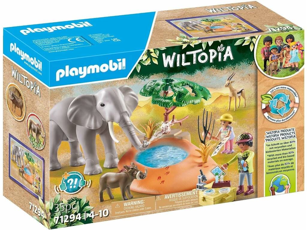 Playmobil Wiltopia L'éléphant dans l'étang 71294