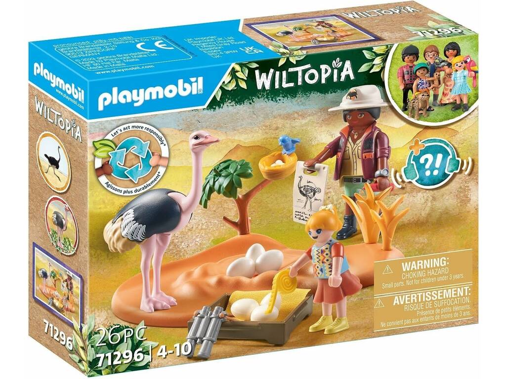 Playmobil Wiltopia Cuidadores de Avestruces 71296