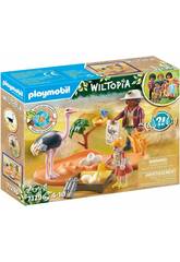 Playmobil Wiltopia Cuidadores de Avestruces 71296