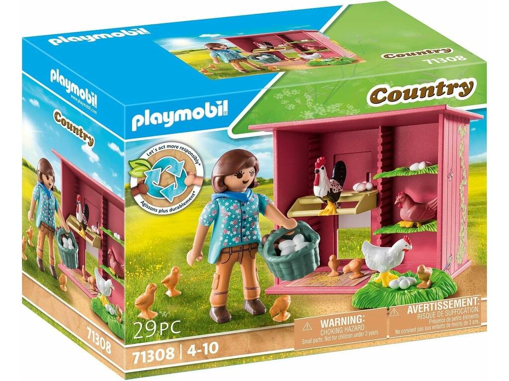 Playmobil Fazenda Galinheiro de Playmobil 71308