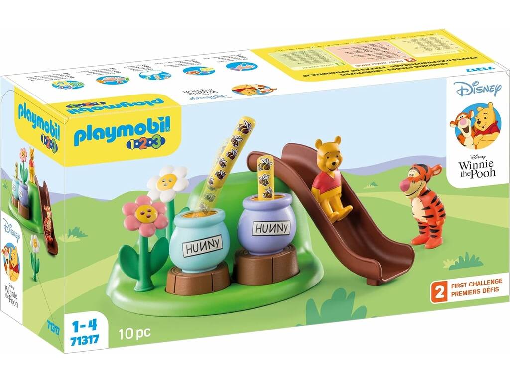 Playmobil 1,2,3 Disney Winnie Puuh und Tigger Playmobil Bienengarten 71317