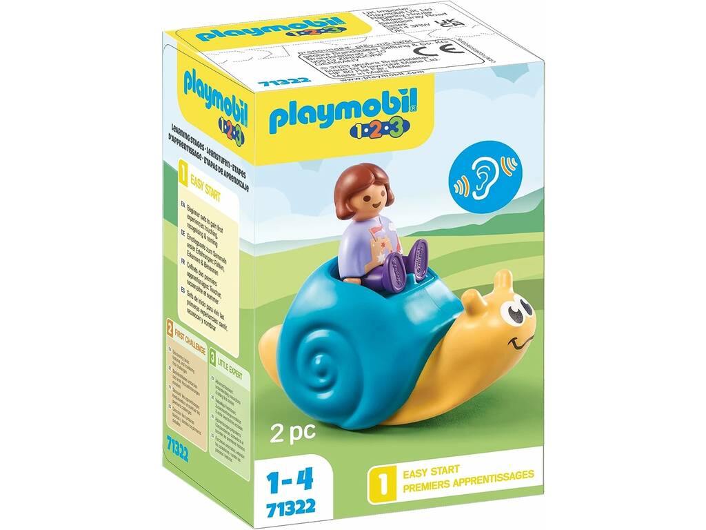 Playmobil 1,2,3 Lumaca 71322