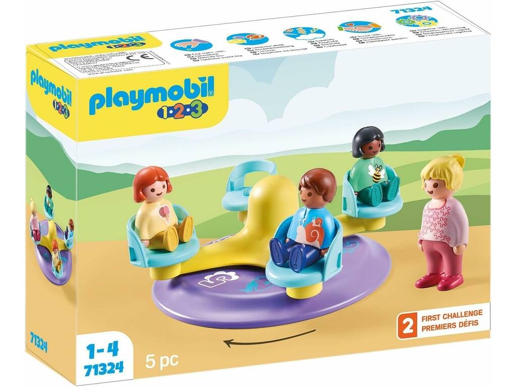 Playmobil 1,2,3 Carrossel de Playmobil 71324