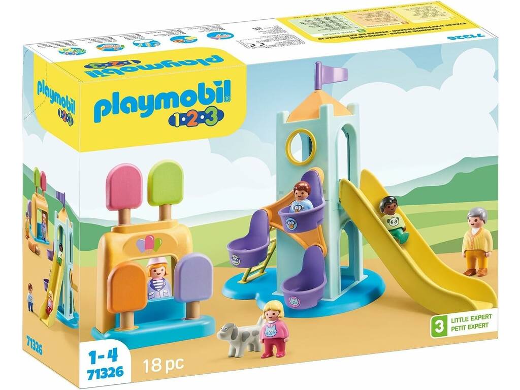 Playmobil 1,2,3 Parque Infantil Aventura 71326