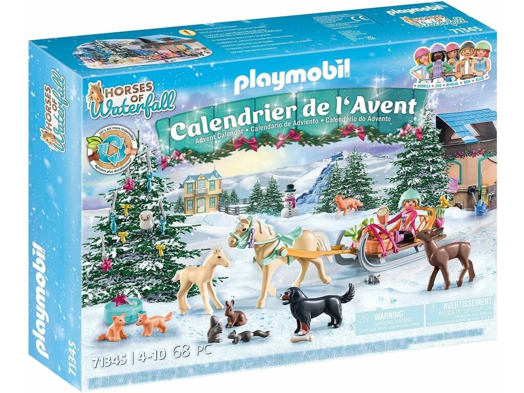 Playmobil Schlittenfahrt-Adventskalender 71345