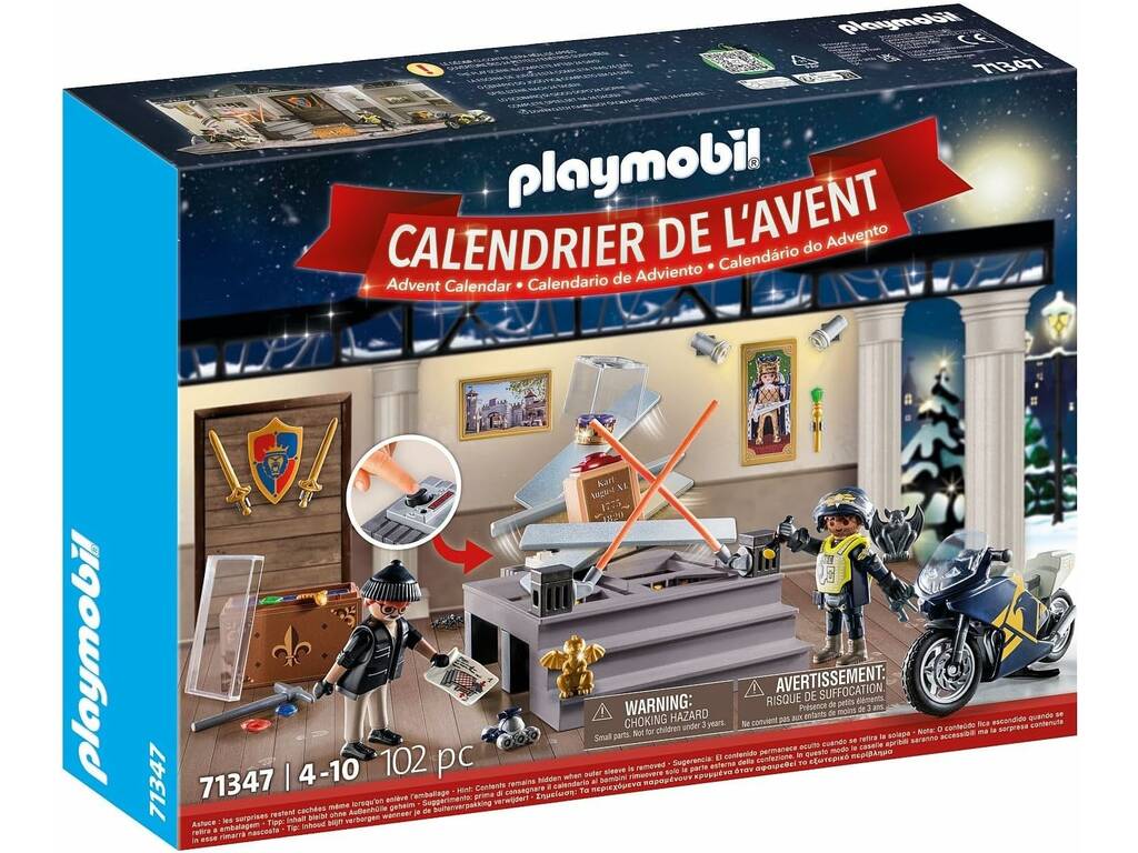 Playmobil City Life Calendrier de l'Avent Vol au musée 71347
