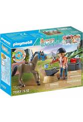 Playmobil Horses of Waterfall Fabbro Ben e Achille 71357