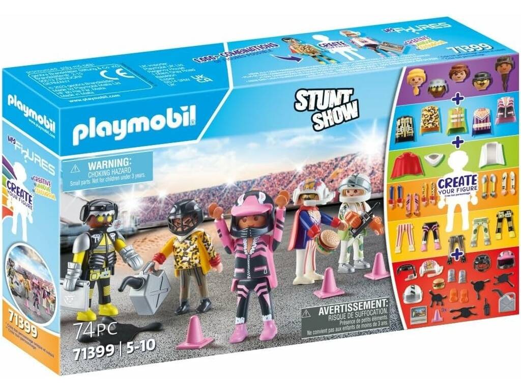 Playmobil Stunt Show Stunt Piloti Create Your Figure 71399