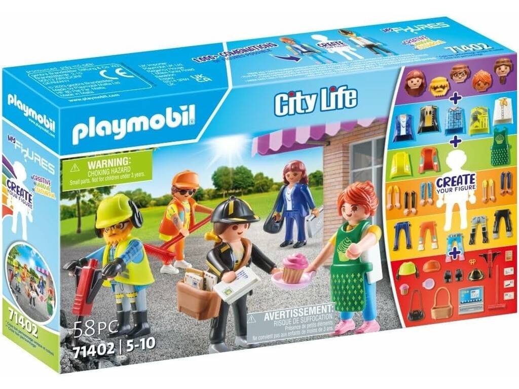 Playmobil City Life Vida en la Ciudad Create Your Figure 71402 -  Juguetilandia