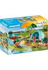 Playmobil Family Fun Camping con Hoguera 71425