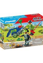 imagen Playmobil City Equipo de Limpieza Urbana 71434