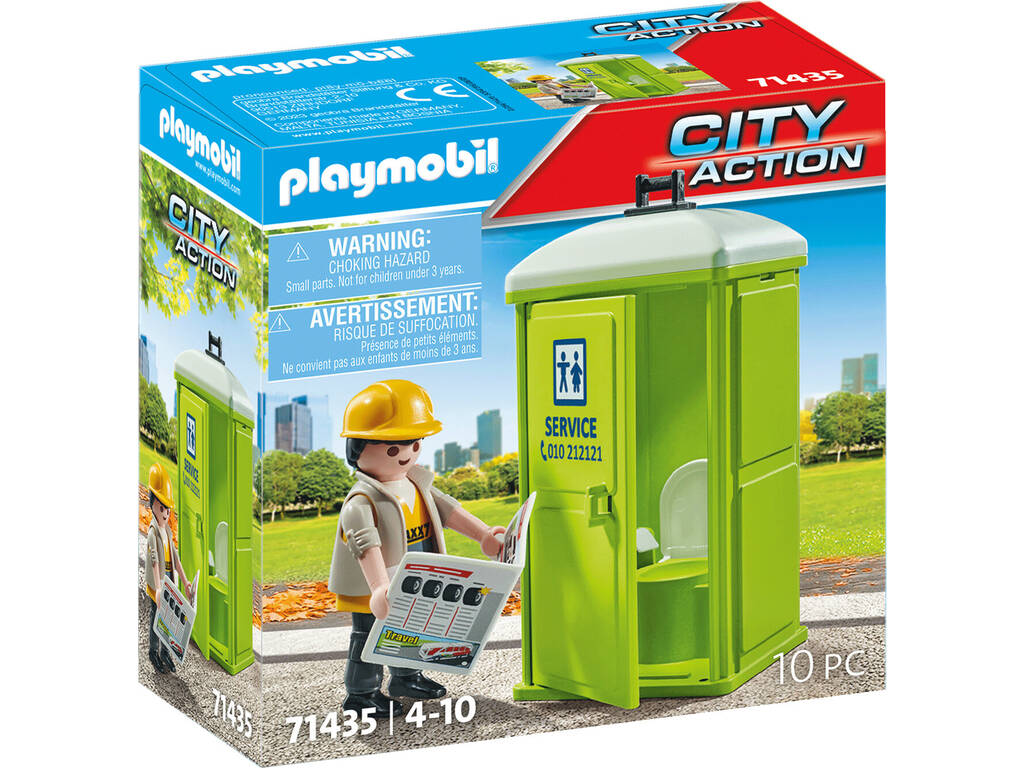 Playmobil City WC portatile 71435