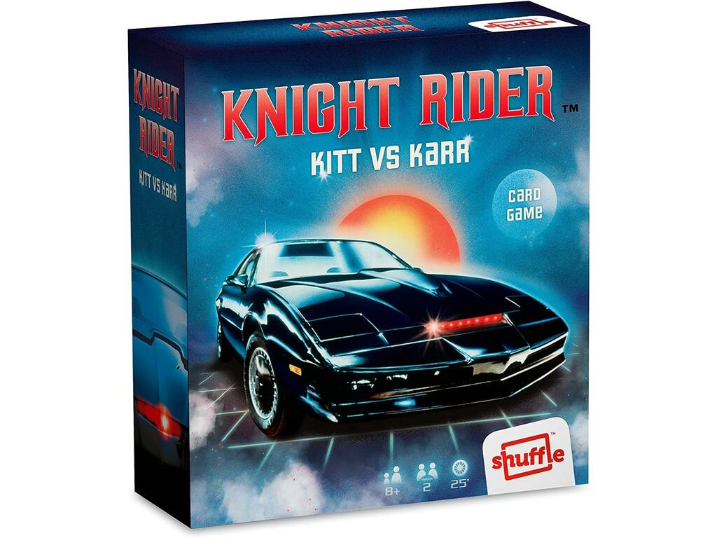 El Coche Fantástico Card Game Shuffle Kitt VS Karr Fournier 10024316