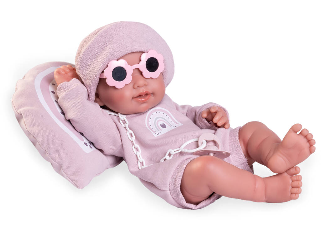 Bambola neonata Pipa con occhiali 42 cm di Antonio Juan 50400