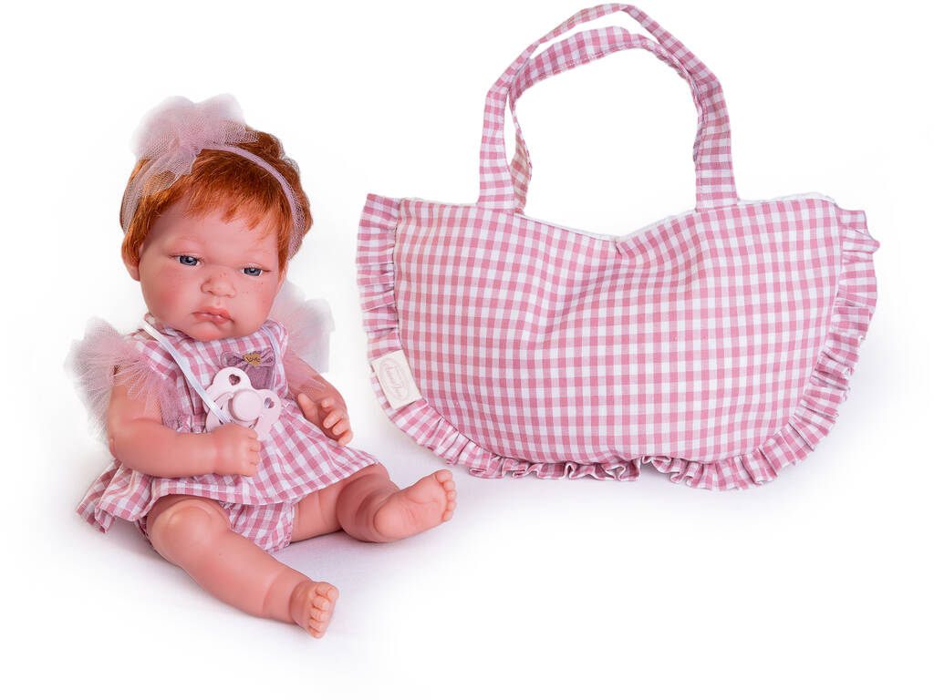 Baby Toneta Puppe mit Tasche 33 cm von Antonio Juan 60353