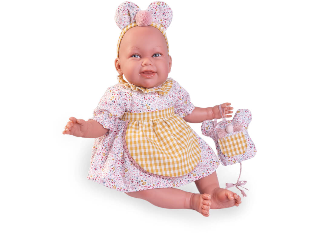 Puppe My First Reborn Martina Kleine Maus mit Zahnschutz 52 cm. Anthony John 81381