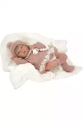 Bambola Reborn 40 cm. Aprile Rosa con Coperta Arias 98144