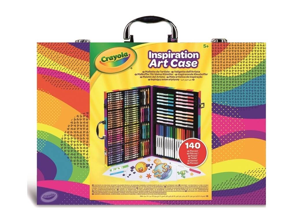 Astuccio per artisti arcobaleno 140 pezzi di Crayola 04-1054