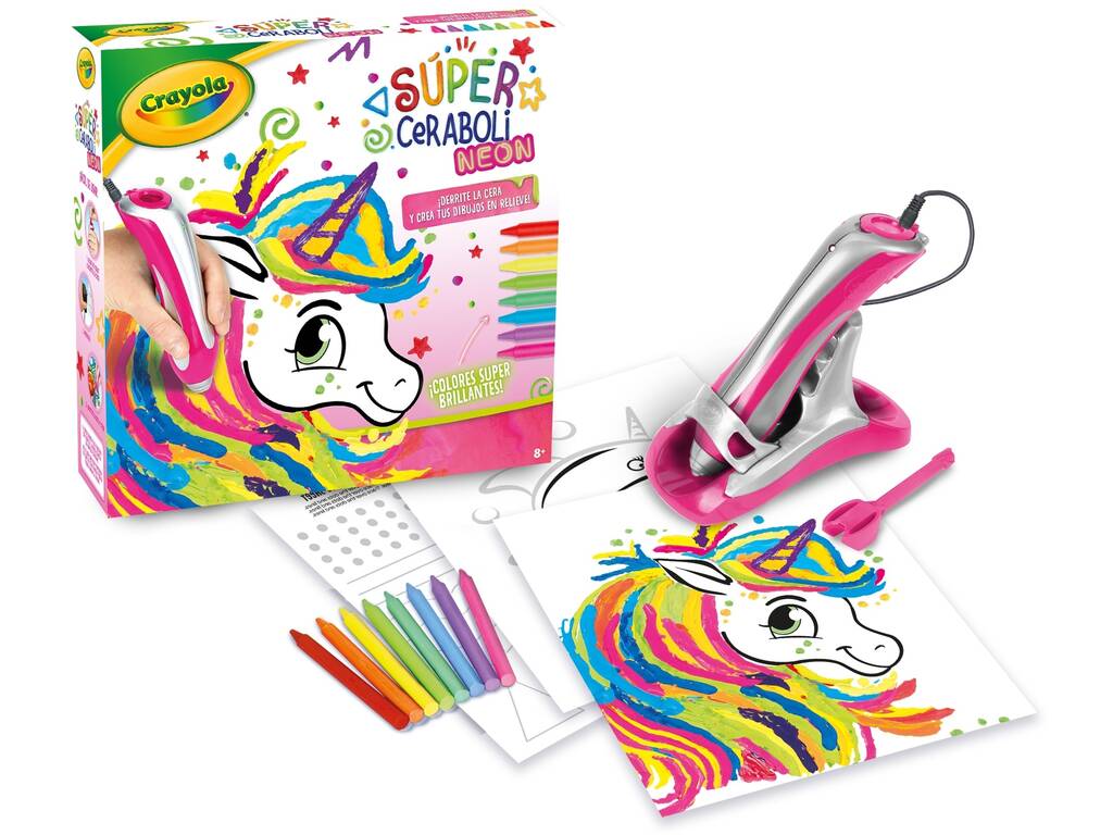 Super Ceraboli Unicorno Neon di Crayola 25-0509